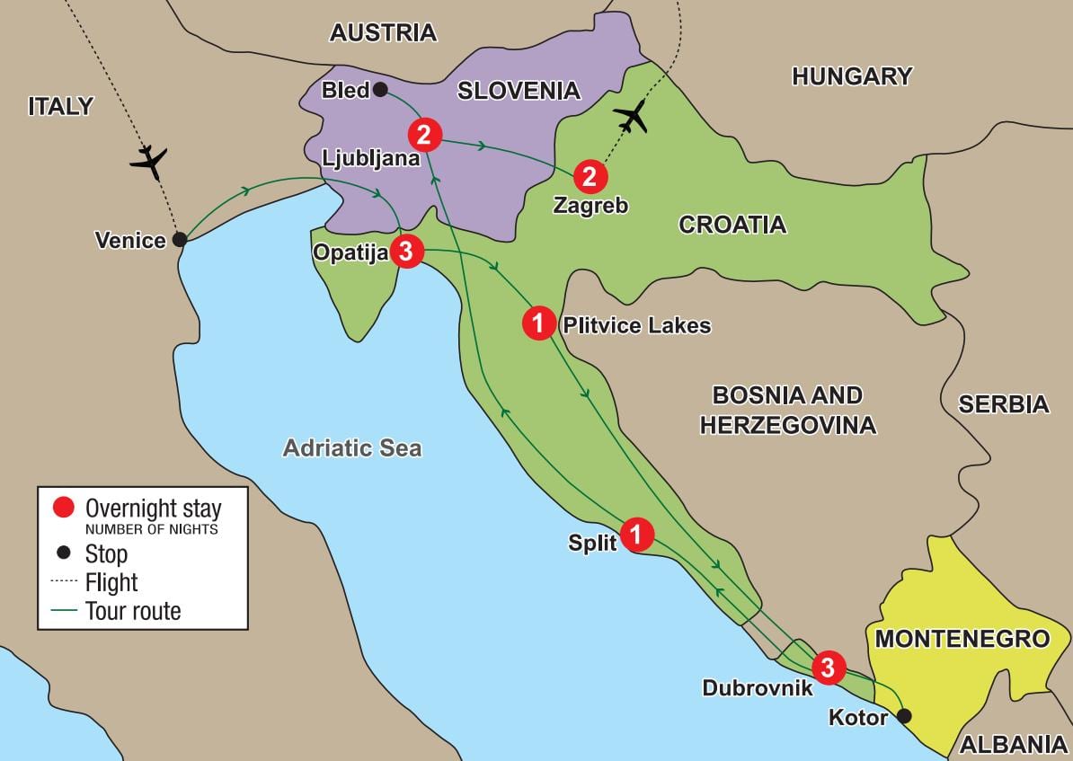 ਨਕਸ਼ਾ opatija ਕਰੋਸ਼ੀਆ