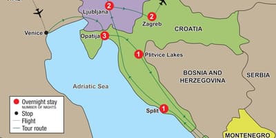 ਨਕਸ਼ਾ opatija ਕਰੋਸ਼ੀਆ